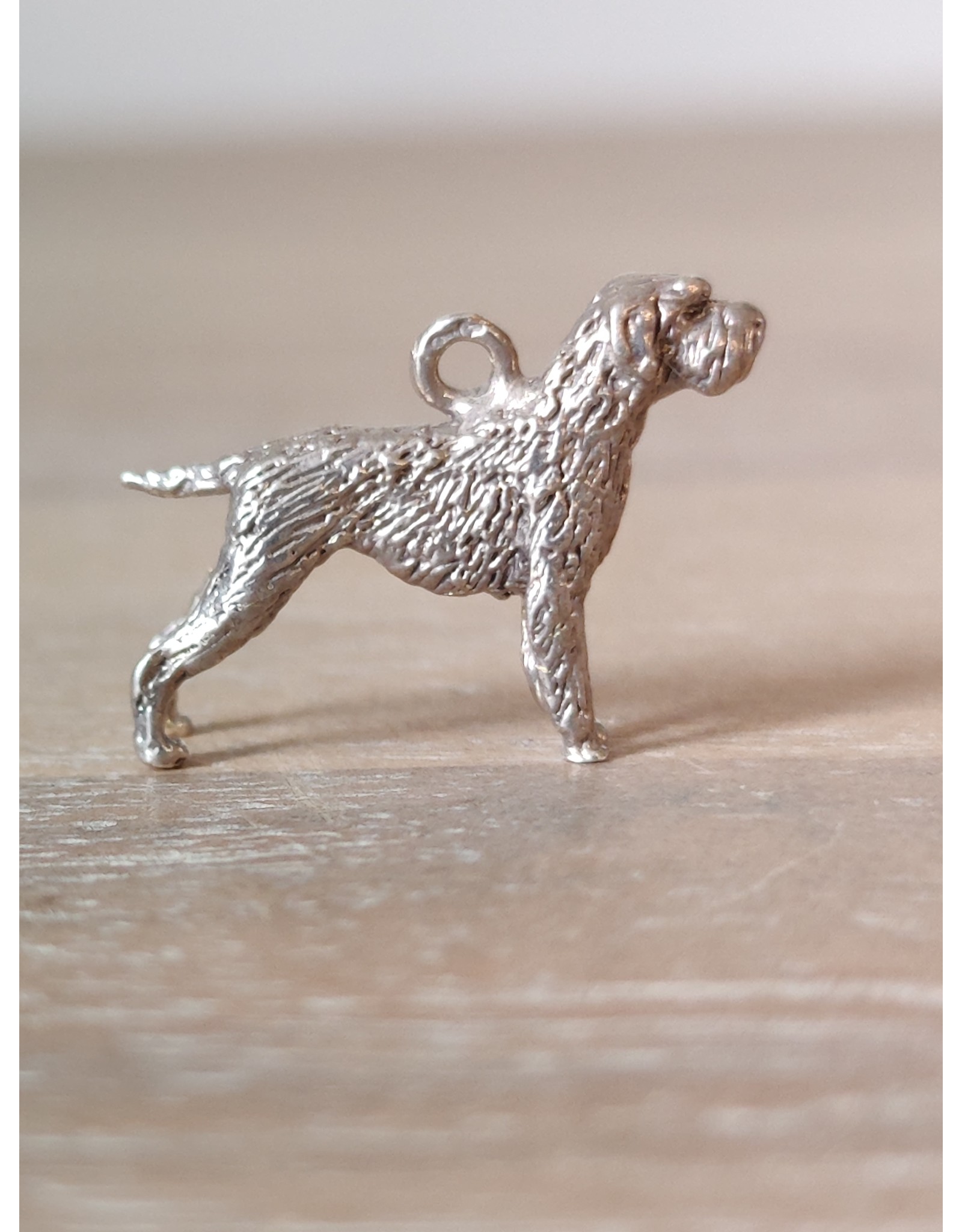 Handmade by Hanneke Weigel Sterling silver Wirehaired pointing griffon