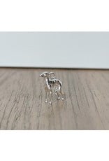 Handmade by Hanneke Weigel Sterling silver Italian greyhound