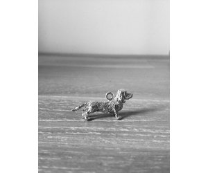 DAYLINLOVE Teckel oorstekers 925 sterling zilver/roséverguld/verguld