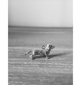 Handmade by Hanneke Weigel Dachshund rough hair earrings - Copy