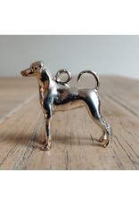 Handmade by Hanneke Weigel Sterling silver Miniature pinscher