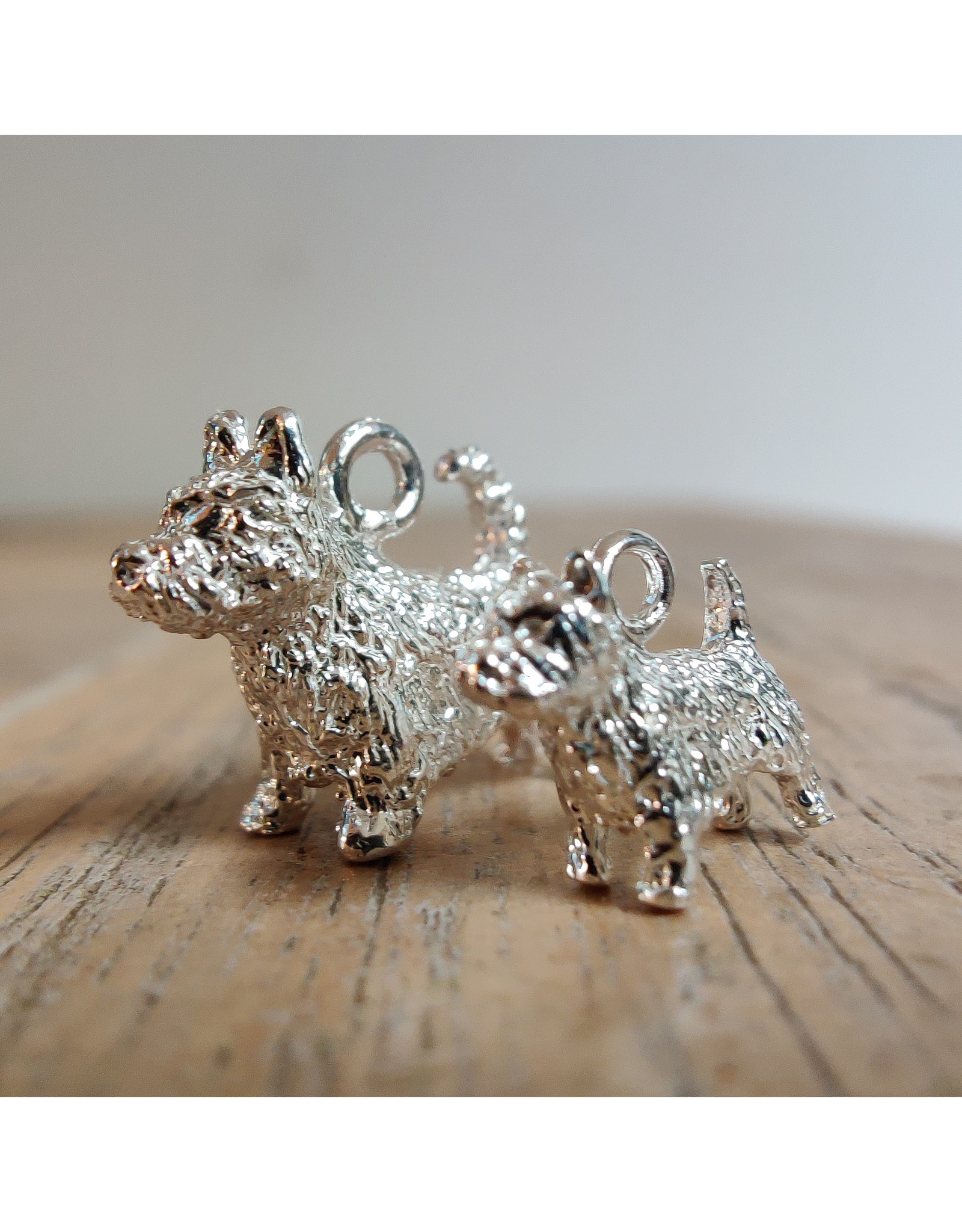 Handmade by Hanneke Weigel Sterling silver Norwich terrier