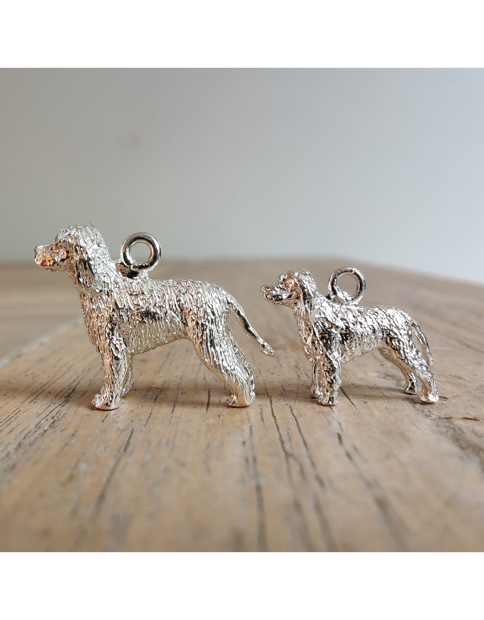 Handmade by Hanneke Weigel Zilveren Ierse water spaniel