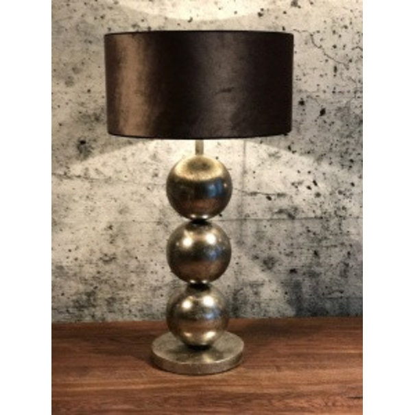 Schaduw mout element Leclercq & Bouwman Metalen vloerlamp BOSS met drie bollen Silver Cream -  Homecompanyshop.nl