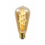 Lucide dimbare LED filament lamp peervorm Ø 6,4 cm