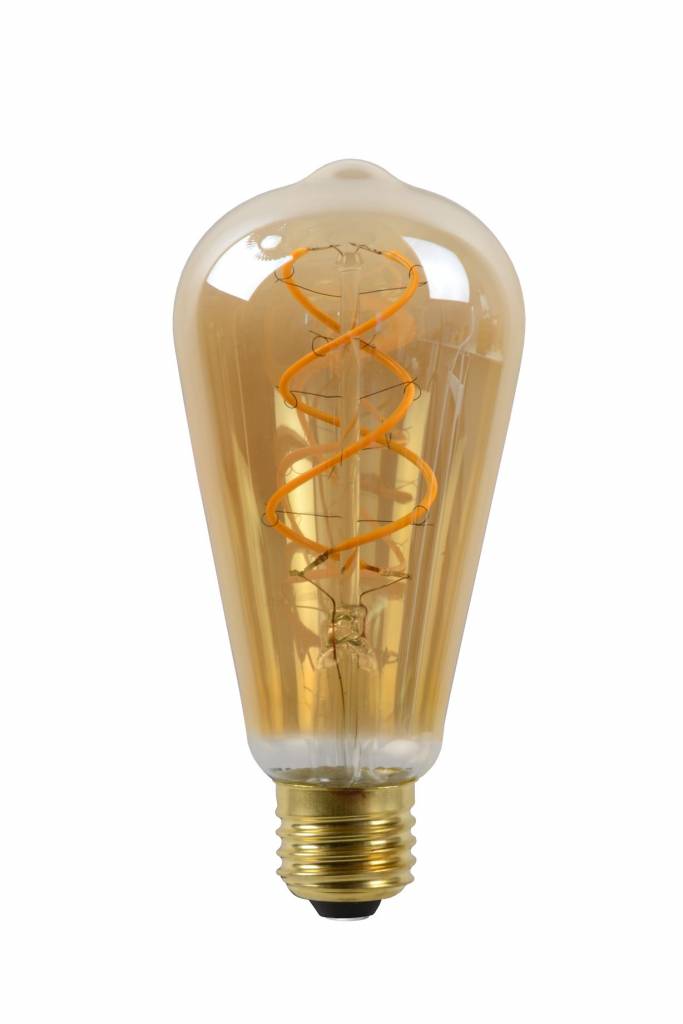 groet Ongrijpbaar binnen Lucide Dimbare LED filament lamp Ø 6,4 cm kooldraadlamp-effect -  Homecompanyshop.nl