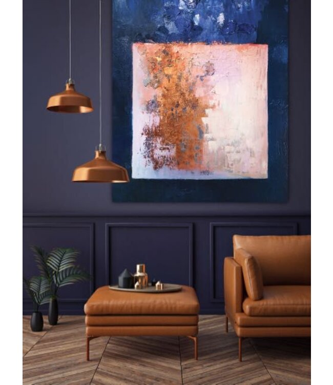 Urban Cotton Wandkleed Abstract in E-mineur