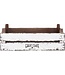 Great Crate lage witte houten krat 12x45x30 cm