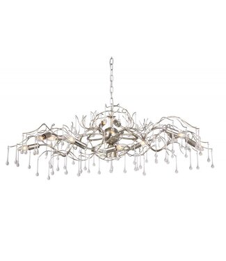 Leclercq & Bouwman Hanglamp COMO ovaal 120 cm zilver