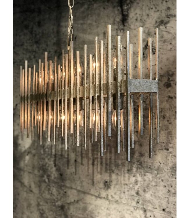 Leclercq & Bouwman hanglamp Raffelo in metaal  zilver