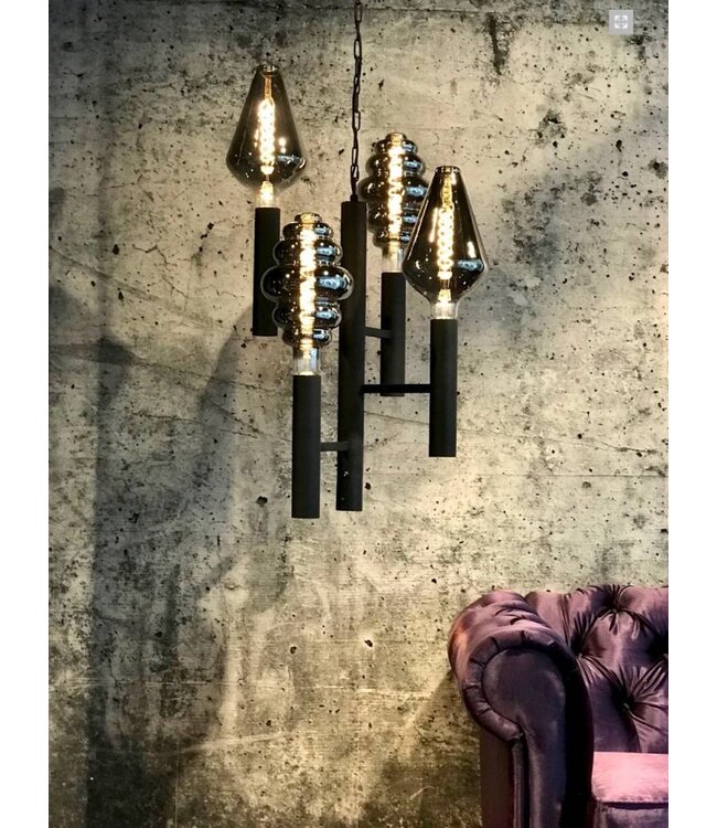 Leclercq & Bouwman vide-hanglamp Rocco inclusief XXL LED-lampen