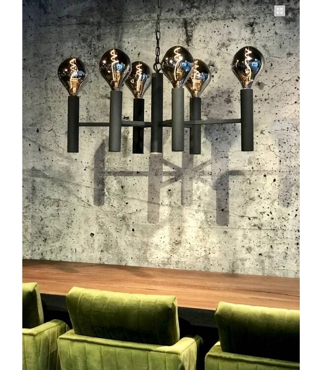 Leclercq & Bouwman vide-hanglamp Rocco inclusief XXL LED-lampen