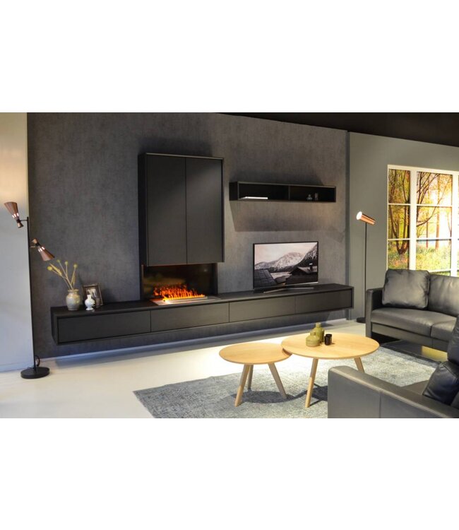 Wandkast Aurora met haardkast