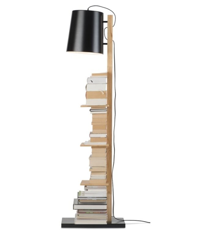 Vloerlamp Cambridge zwart