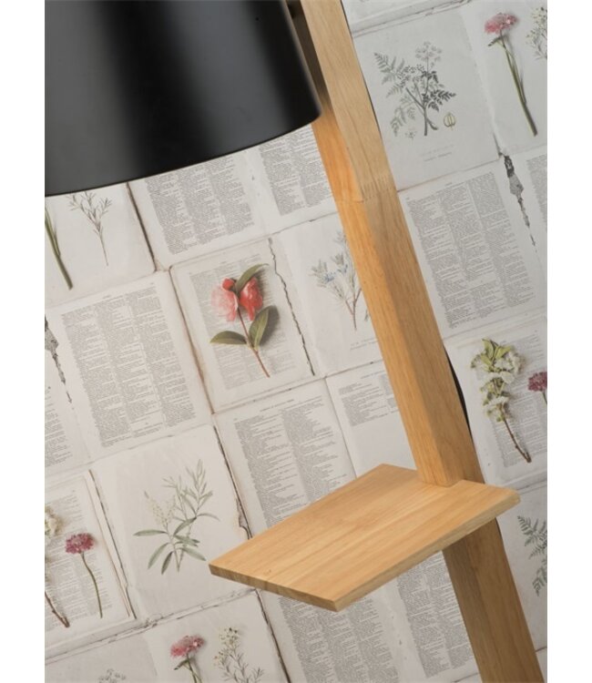 Vloerlamp Cambridge zwart