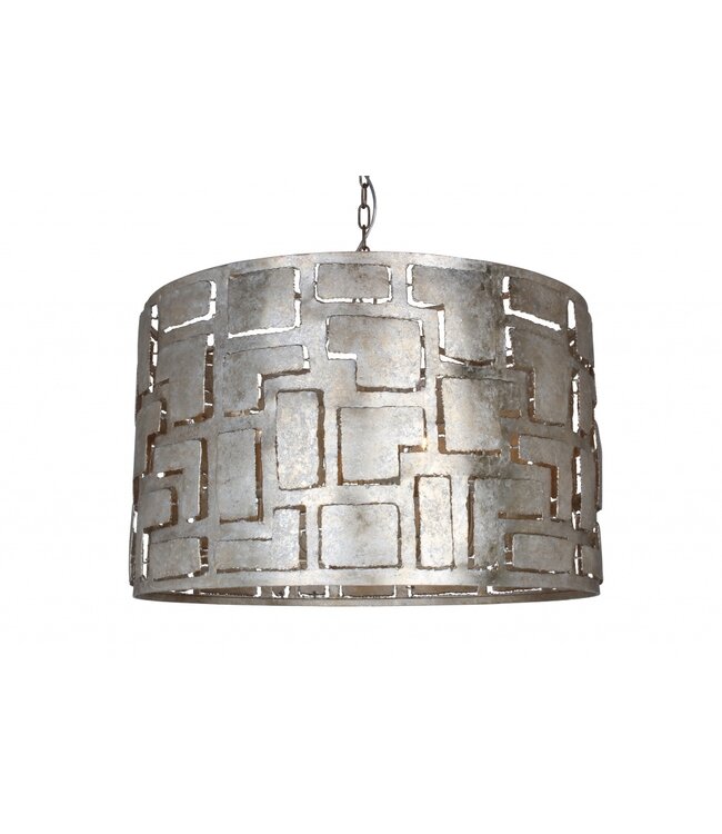 Leclercq & Bouwman hanglamp Pablo rond zilver of brons