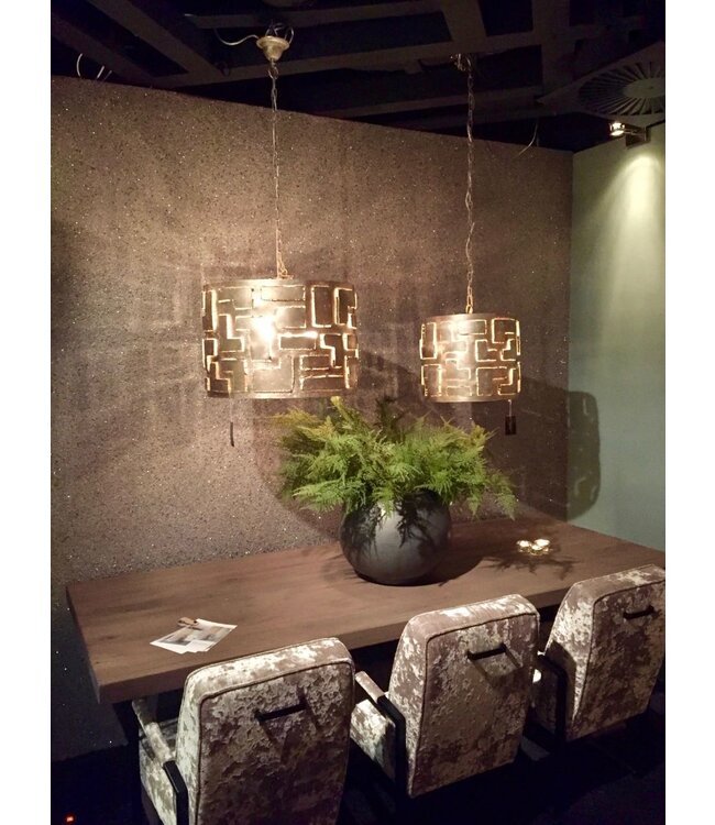 Leclercq & Bouwman hanglamp Pablo rond zilver of brons