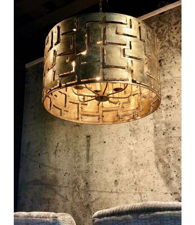 Leclercq & Bouwman hanglamp Pablo rond zilver of brons