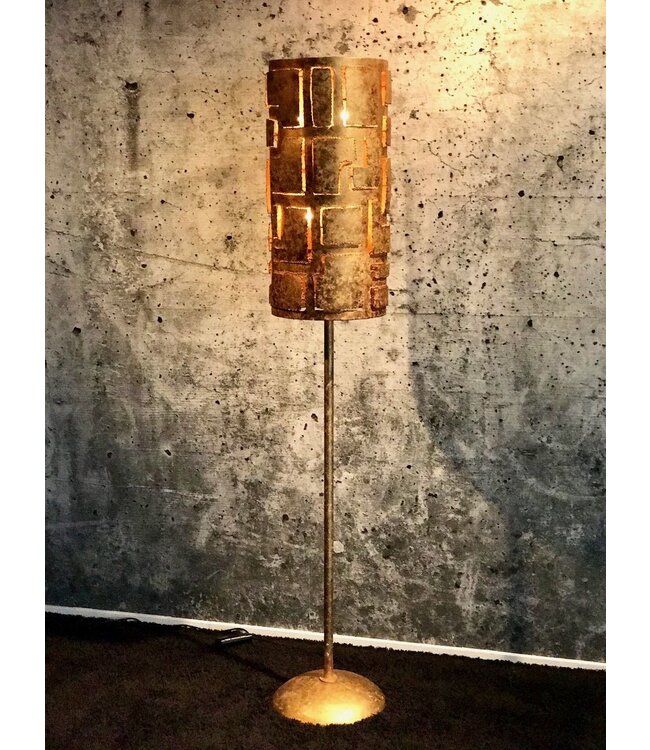 Leclercq & Bouwman vloerlamp Pablo brons of zilver