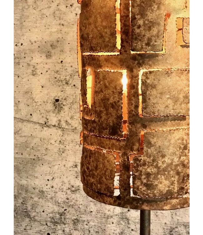 Leclercq & Bouwman vloerlamp Pablo brons of zilver