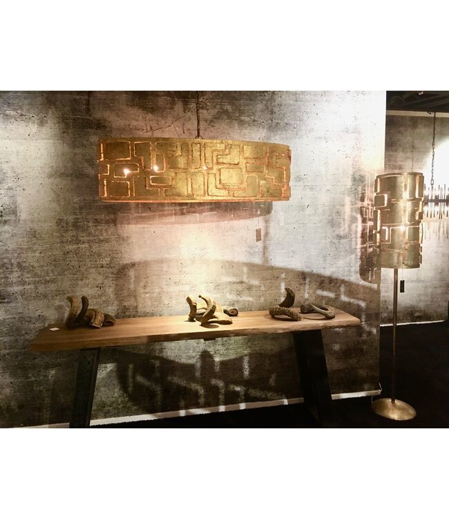 Leclercq & Bouwman vloerlamp Pablo brons of zilver