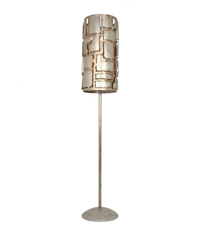 Leclercq & Bouwman vloerlamp Pablo brons of zilver