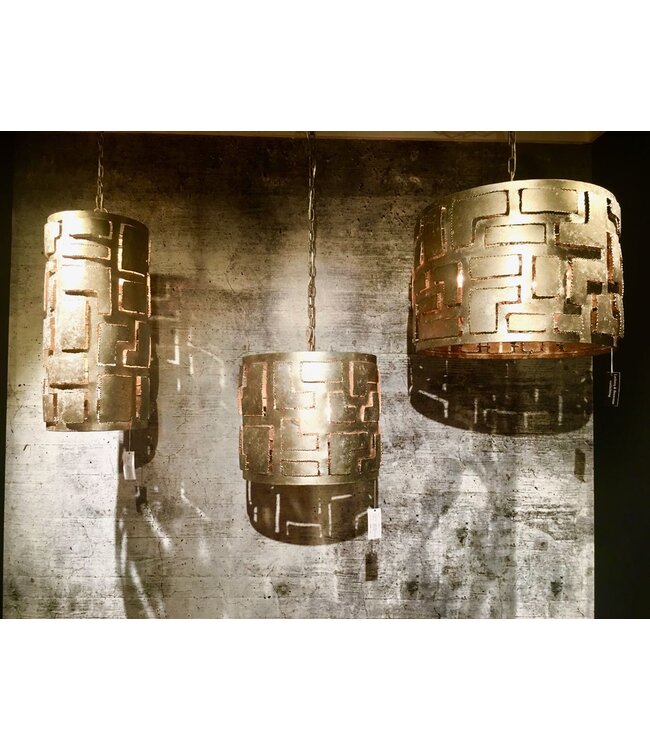 Leclercq & Bouwman hanglamp Pablo rond zilver of brons