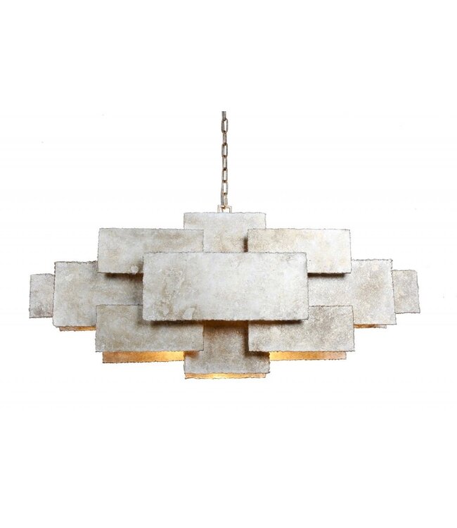 Leclercq & Bouwman hanglamp BELUGA in brons of zilver