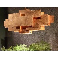 thumb-Hanglamp Beluga in brons of zilver-8