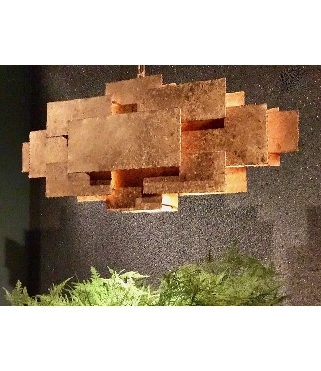 Leclercq & Bouwman hanglamp BELUGA in brons of zilver