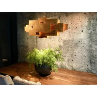 thumb-Hanglamp Beluga in brons of zilver-6