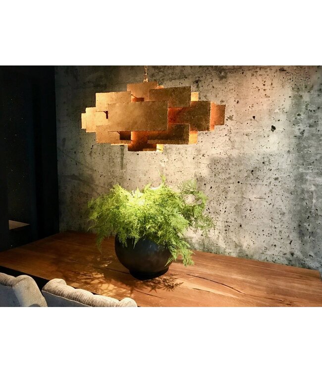 Leclercq & Bouwman hanglamp BELUGA in brons of zilver