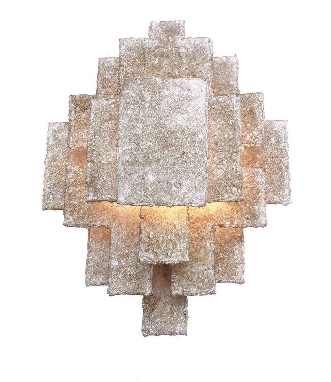 Leclercq & Bouwman wandlamp Beluga in brons of zilver