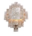 Leclercq & Bouwman wandlamp Beluga in brons of zilver
