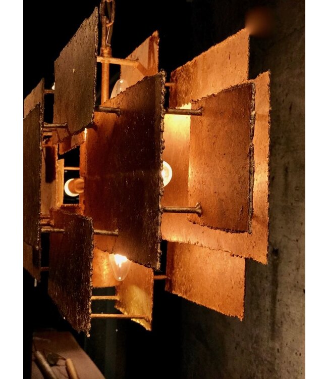 Leclercq & Bouwman wandlamp Beluga in brons of zilver