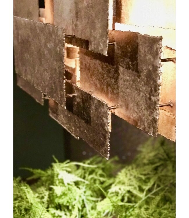 Leclercq & Bouwman wandlamp Beluga in brons of zilver