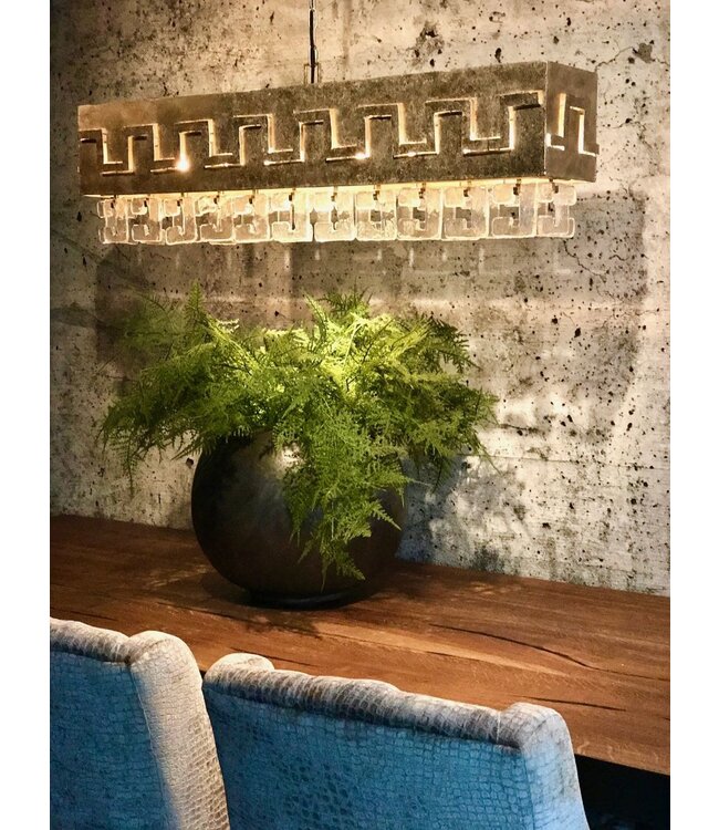 Leclercq & Bouwman hanglamp Casero in  zilver of industrial dark