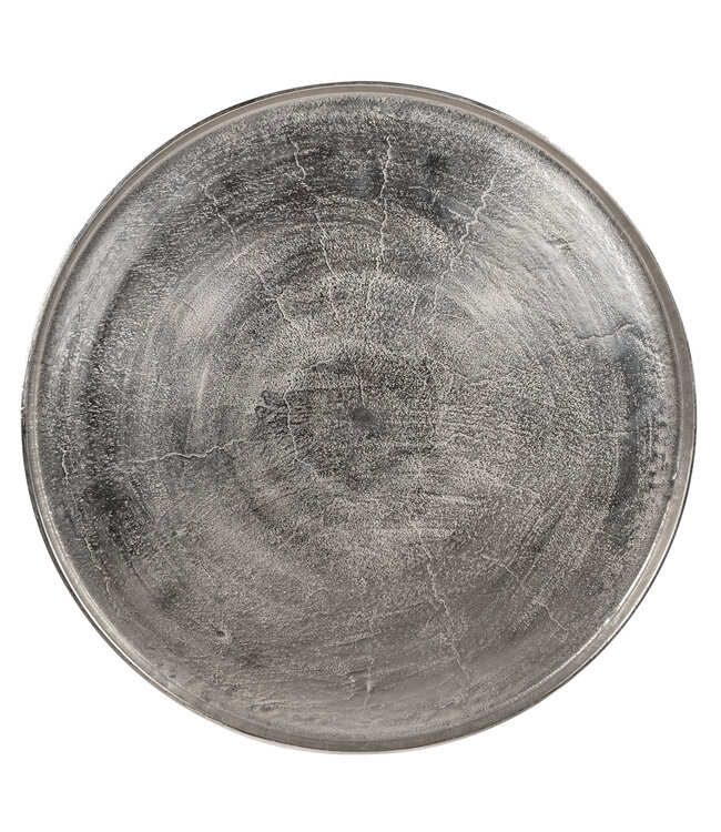 Salontafel Lyam aluminium zilver ø 70 cm