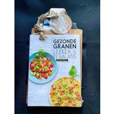 Cadeauset 'Gezonde Granen' kookboek en serveerplank