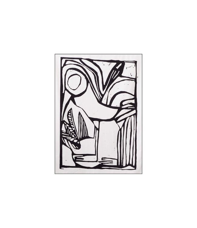 Urban Cotton wandkleed Vogel