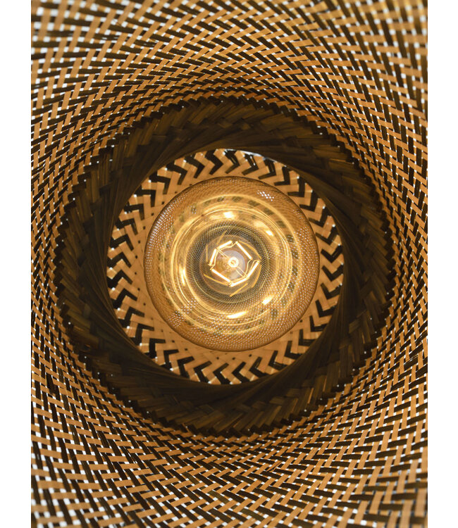Hanglamp Kalimantan Bamboo tapered maat L