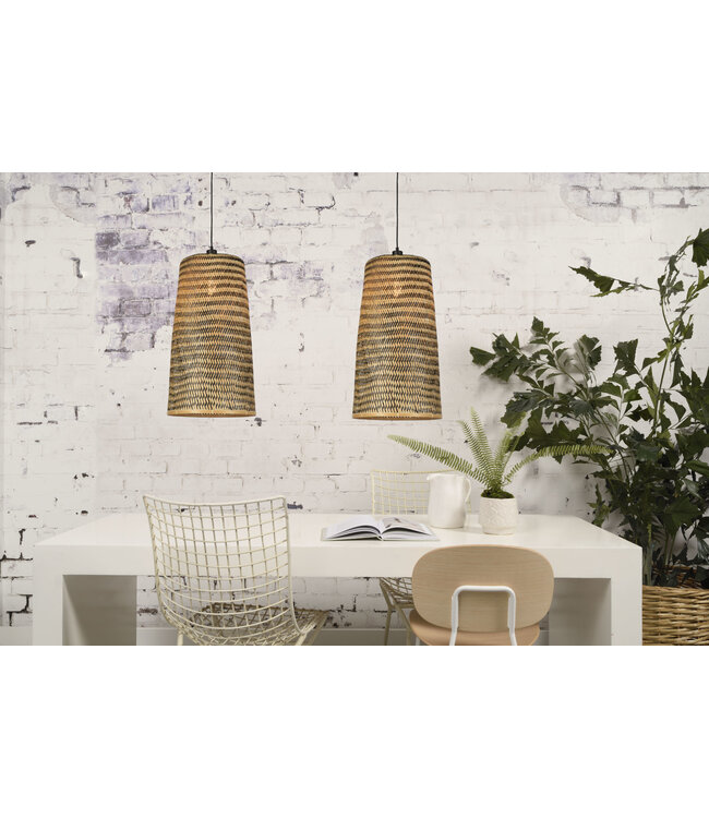 Hanglamp Kalimantan Bamboo tapered maat L
