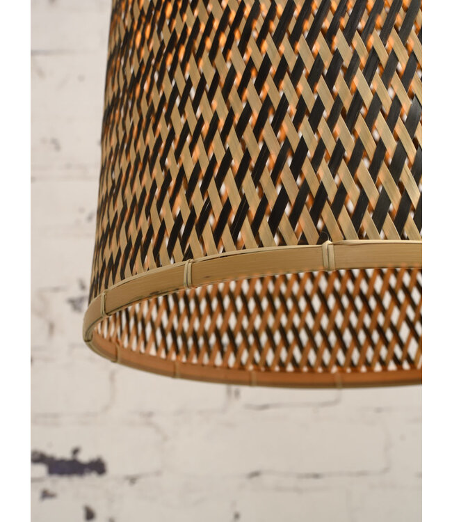Hanglamp Kalimantan Bamboo tapered maat L