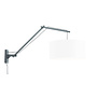 Wandlamp Andes bamboe zw./kap 47x23cm ecolin. wit, L