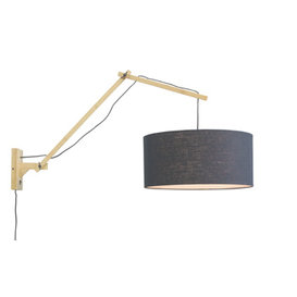 Wandlamp Andes nat 4723 zw, L