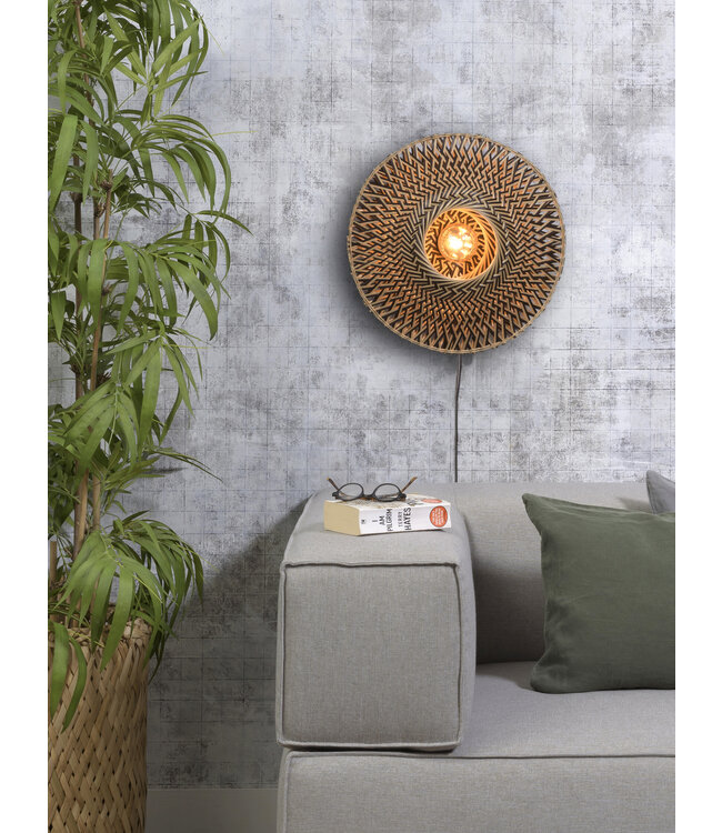 Good&Mojo wandlamp Bali bamboe in 3 maten