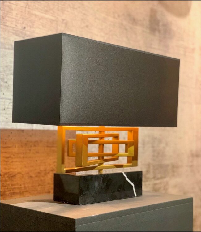 Leclercq & Bouwman tafellamp AVENUE in zilver of brass