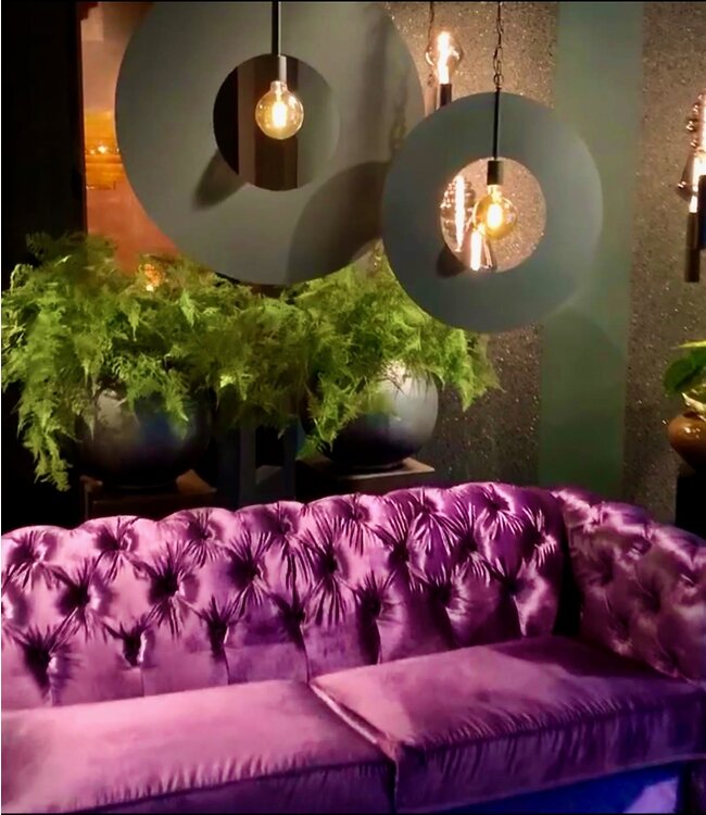 Leclercq & Bouwman hanglamp Corum in ambachtelijk metaal, 4 kleuren, 2 maten