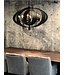 Hanglamp Malibu in bladzilver of industrial dark