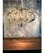 Hanglamp Malibu in bladzilver of industrial dark